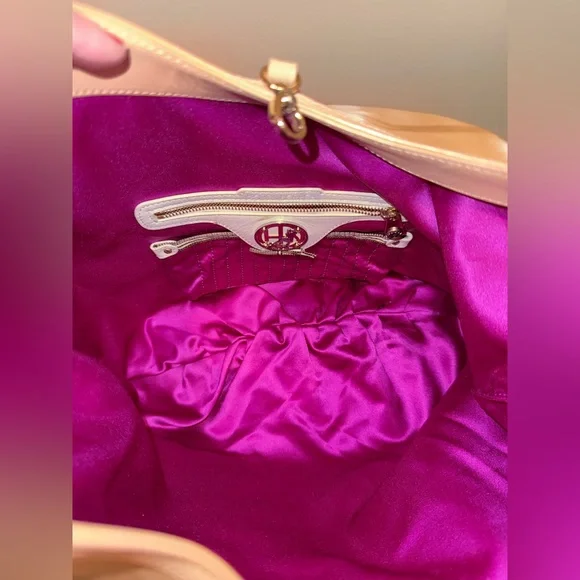 Henri Bendel Tie-Dye Lambskin Hobo Bag with Studs RARE - Picture 10 of 12